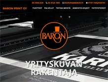 Tablet Screenshot of baron.fi