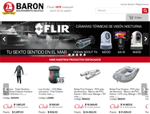 Tablet Screenshot of baron.com.ar